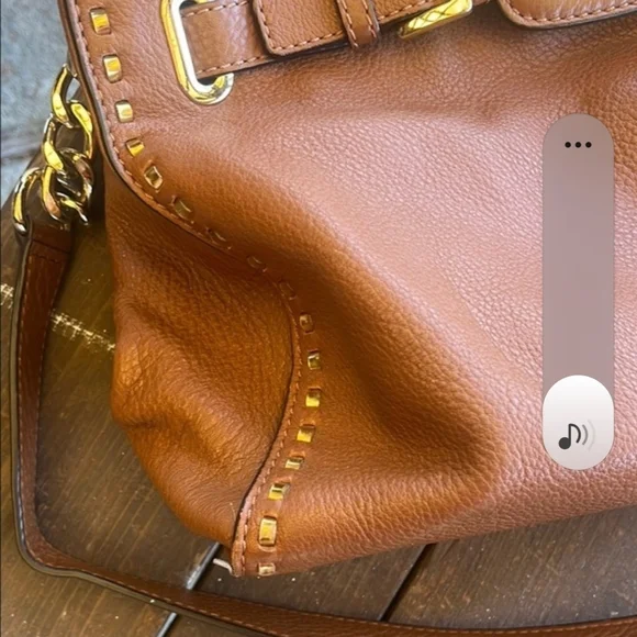 Michael Kors Brown Leather Tote Bag - Picture 3 of 9